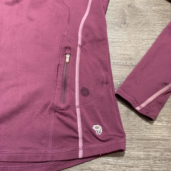 Mountain Hardwear Jacket Womens Small Purple 1/4 Zip Gore Pullover Gorpcore - Picture 3 of 11